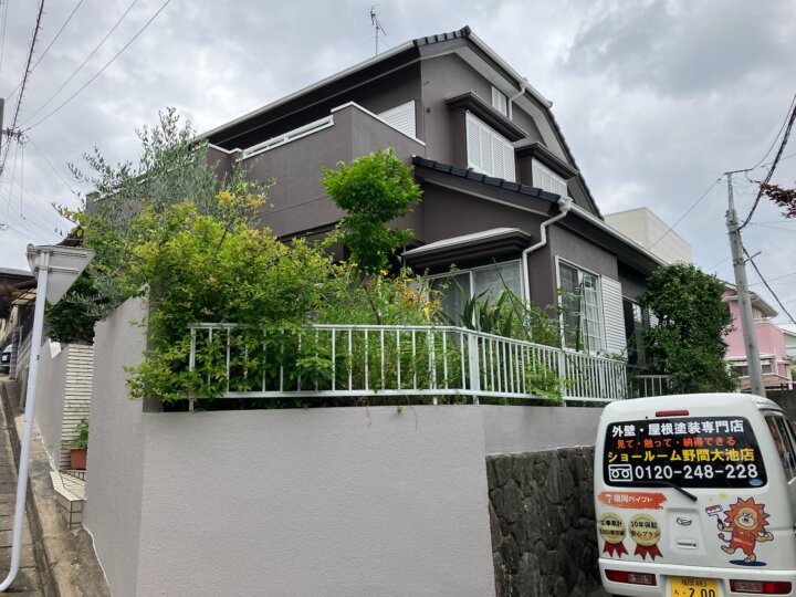福岡市南区M様邸　外壁・屋根塗装工事