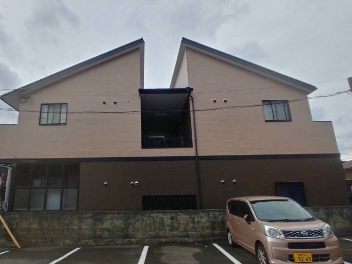 福岡市東区アパート　外壁・屋根塗装工事