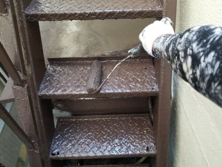 【上塗り】階段