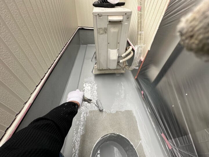【ウレタン防水】ベランダ