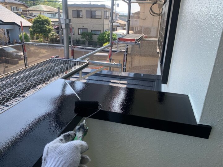 【上塗り】笠木