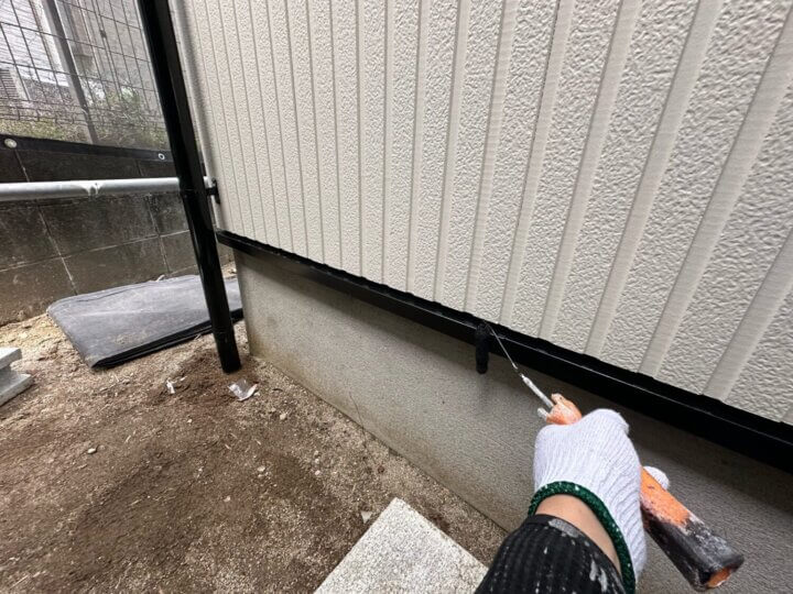 【上塗り】水切り