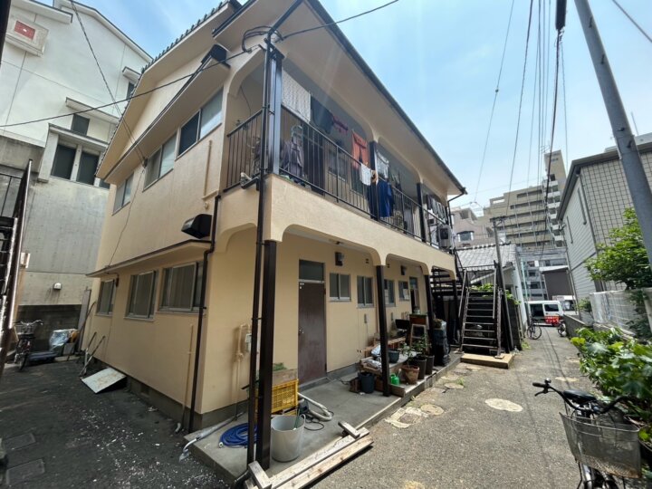 福岡市博多区　アパート　外壁塗装
