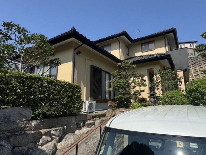 福岡県大野城市【45坪】外壁塗装