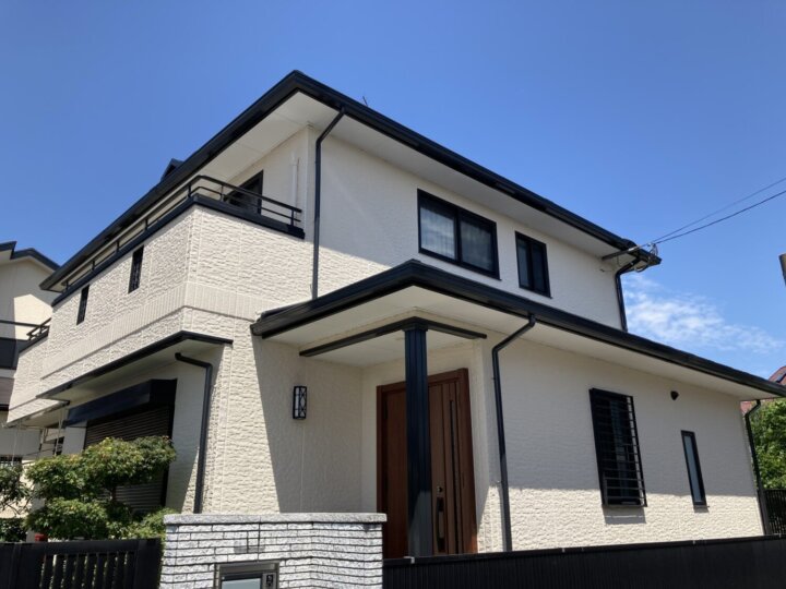 福岡県春日市【35坪】外壁塗装