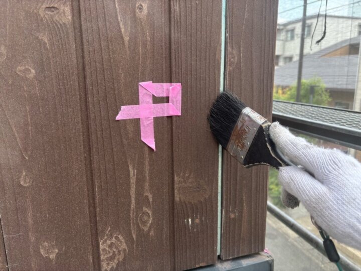 【撤去後清掃】板間目地コーキング