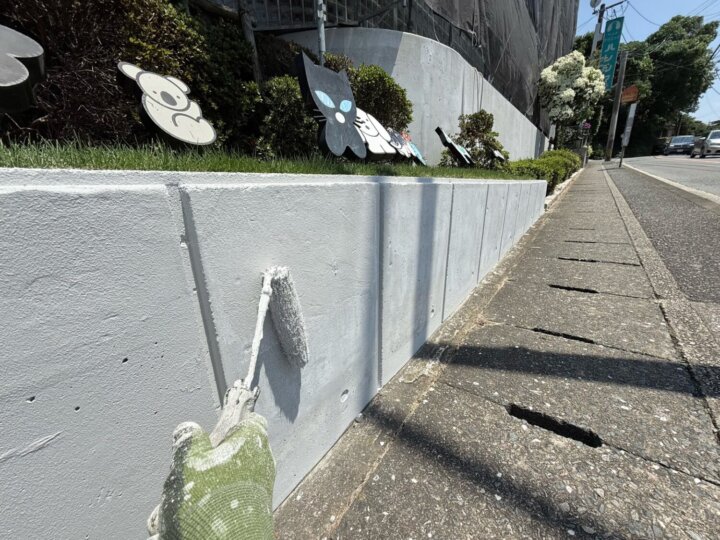 【中塗り】外構