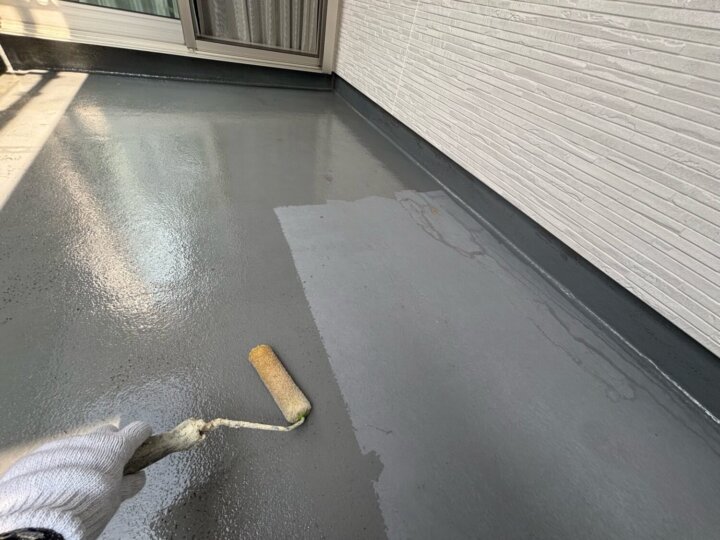 【プライマー塗布】ベランダ