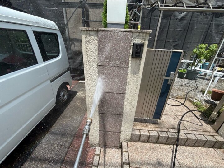 【高圧洗浄】外構