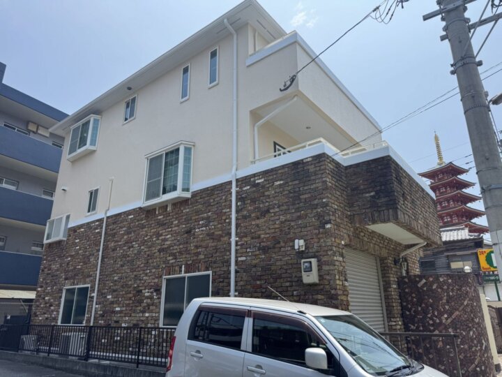 福岡市中央区【35坪】外壁塗装