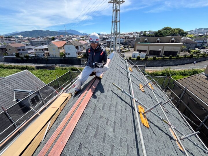 【屋根施工】