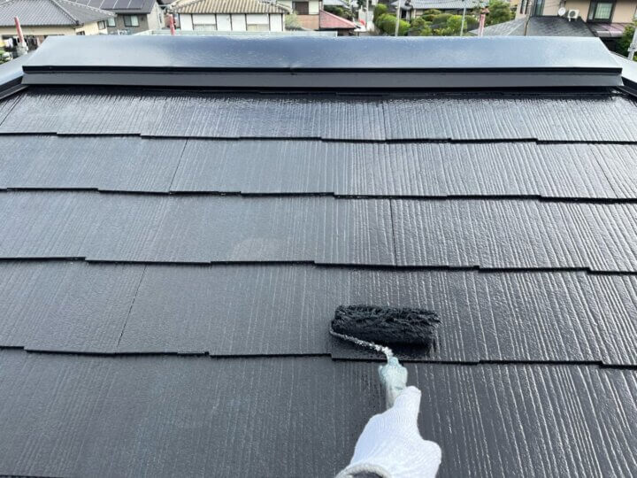 【上塗り】屋根