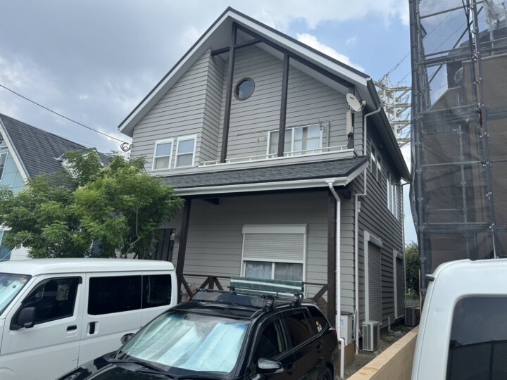 福岡県春日市【35坪】外壁塗装