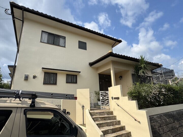 福岡県那珂川市【40坪】外壁塗装