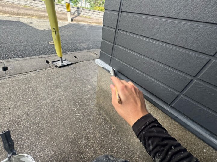 【下塗り】水切り