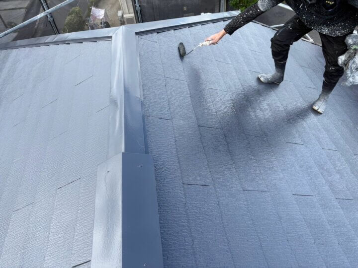 【上塗り】屋根