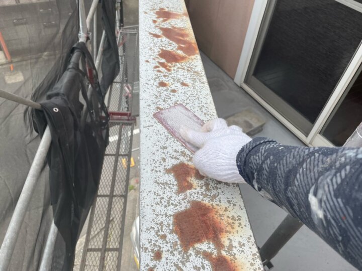 【下地処理】笠木