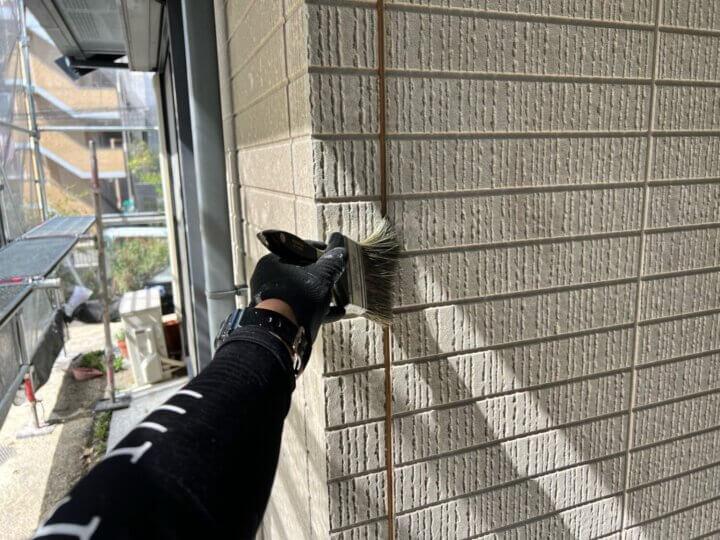 【撤去後清掃】板間目地コーキング