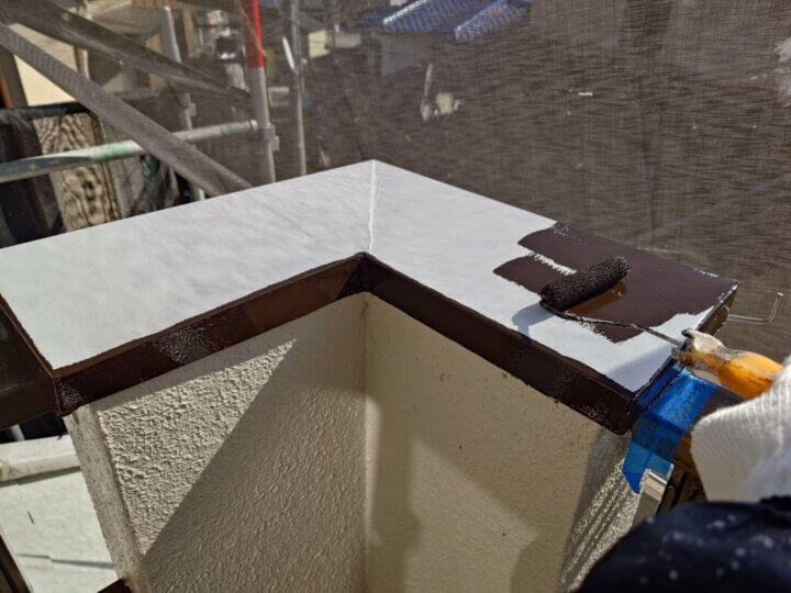 【中塗り】笠木