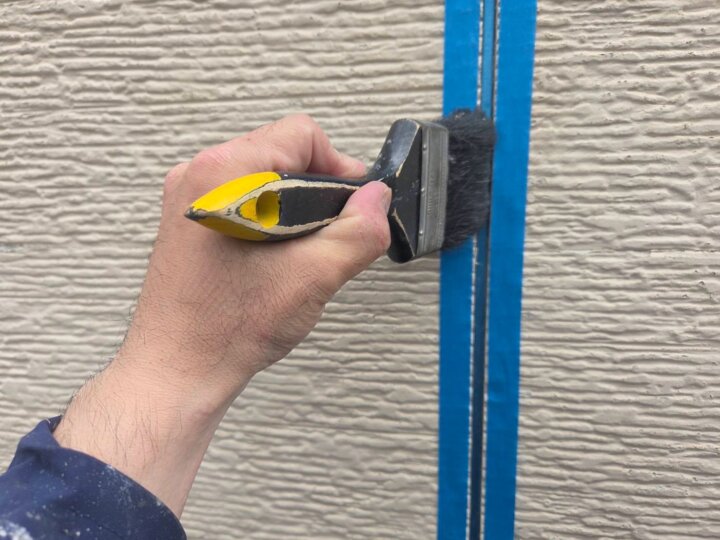 【撤去後清掃】板間目地コーキング