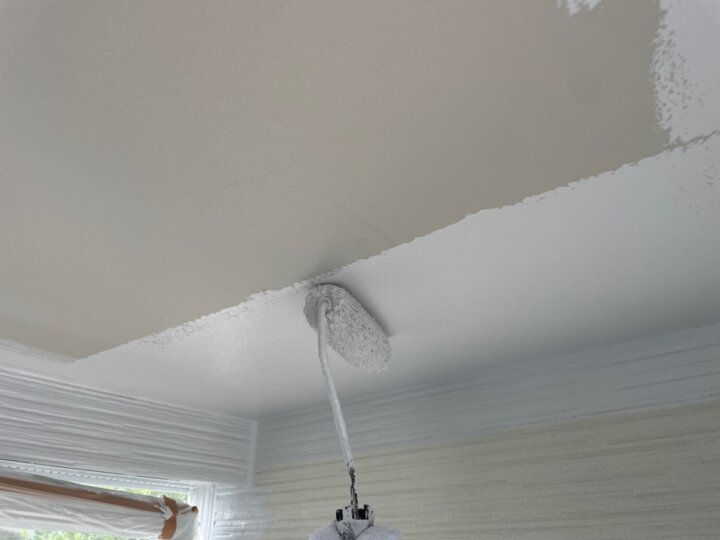 【下塗り】軒天井