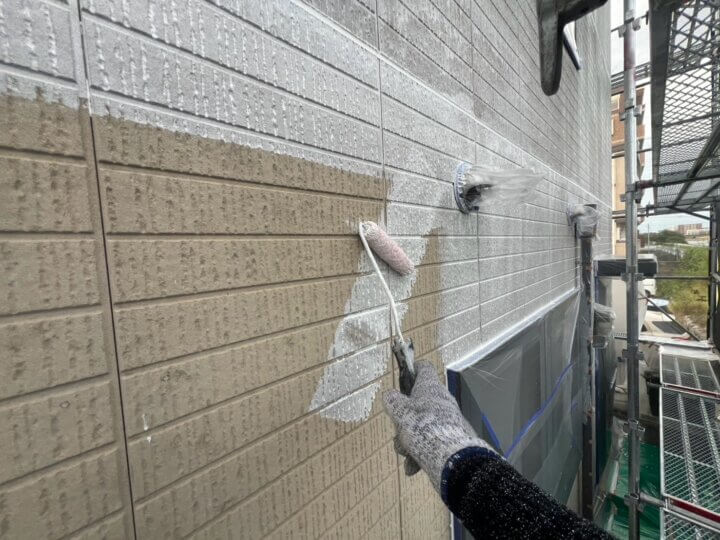 【下塗り】外壁