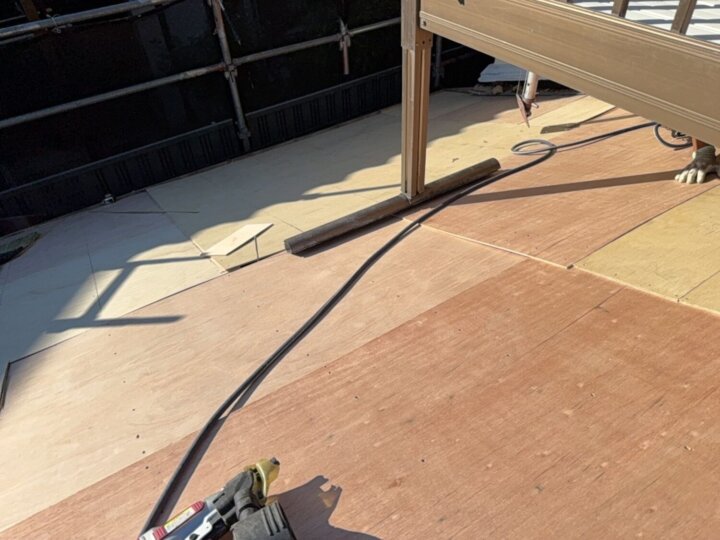 【コンパネ新設】屋根