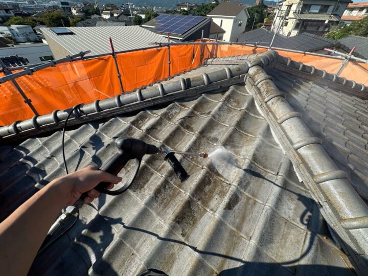 【高圧洗浄】屋根