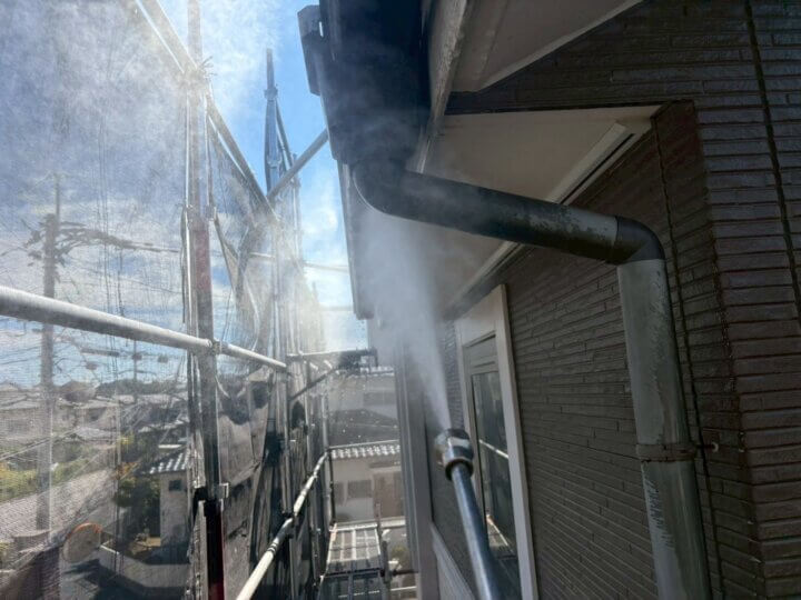 【高圧洗浄】雨樋