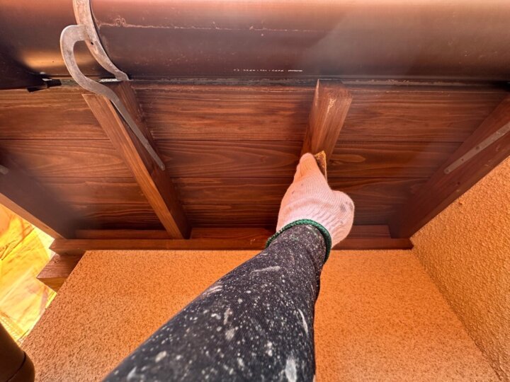 【下地処理】軒天井