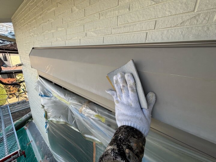 【下地処理】シャッターボックス