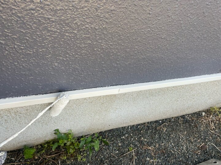 【上塗り】水切り