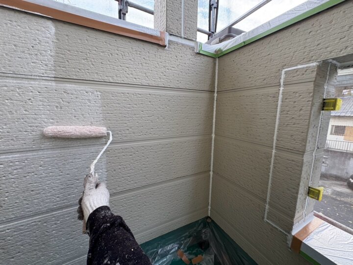 【下塗り】ベランダ