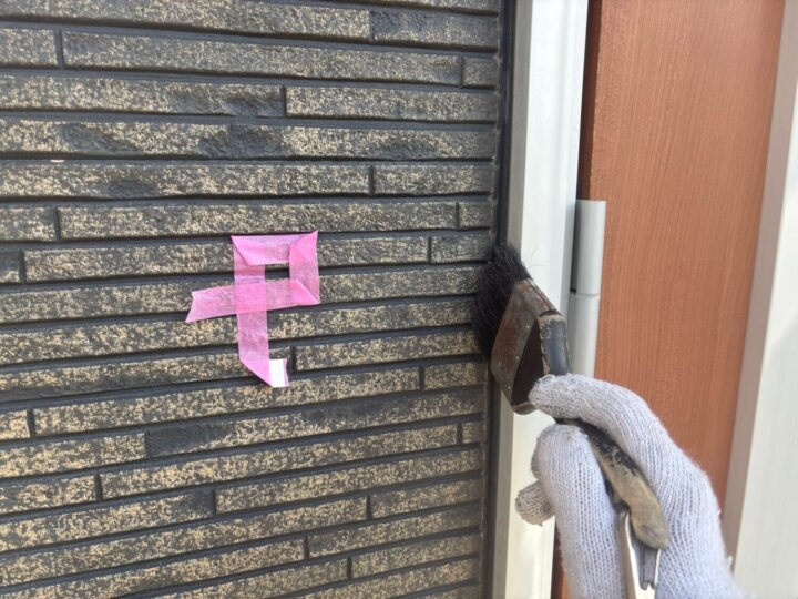 【撤去後清掃】建具廻りコーキング