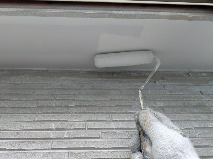 【上塗り】軒天井