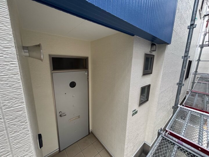福岡県大野城市　アパート　外壁塗装