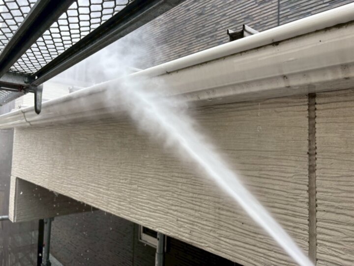 【高圧洗浄】雨樋