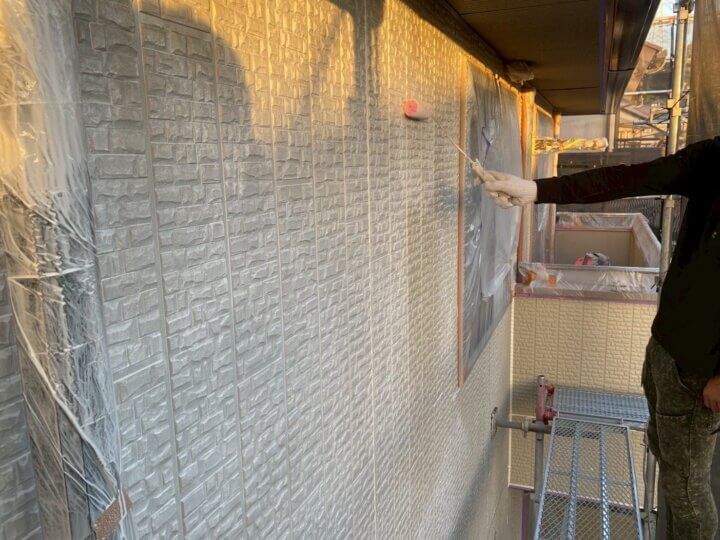 【下塗り】外壁