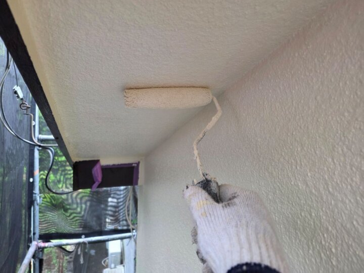 【上塗り】軒天井