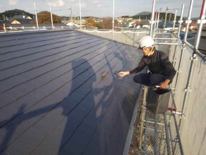 【上塗り】屋根