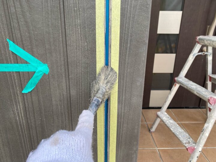 【撤去後清掃】板間目地コーキング