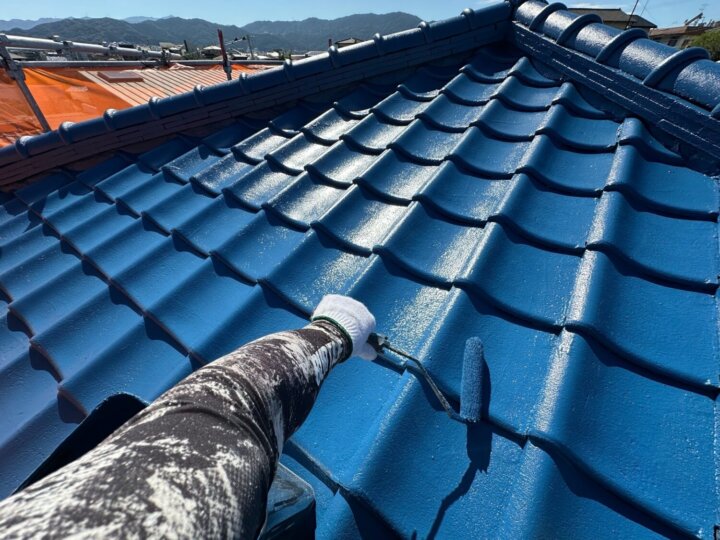 【上塗り】屋根