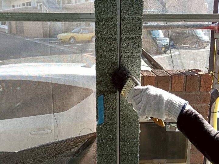 【撤去後清掃】板間目地コーキング