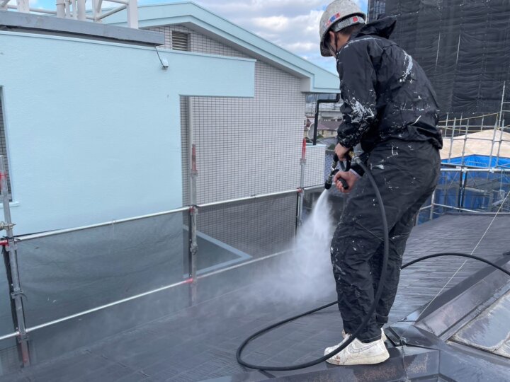 【高圧洗浄】屋根