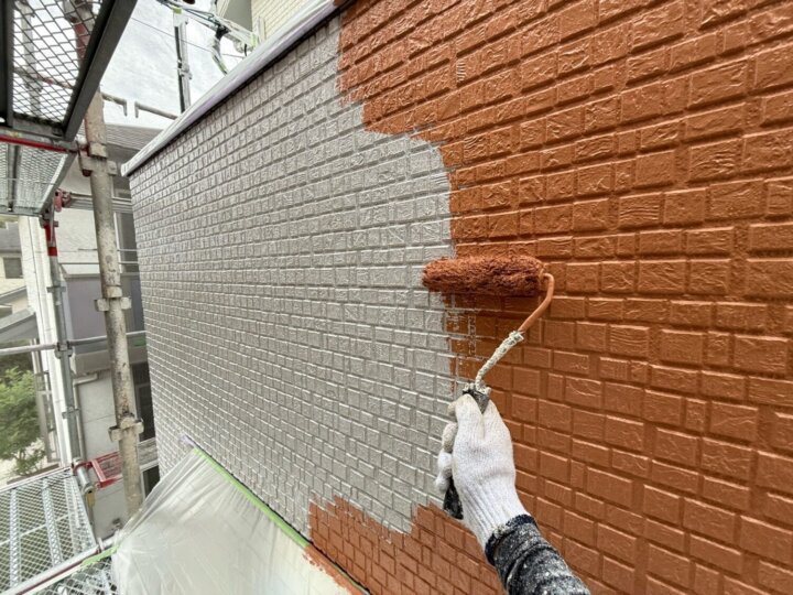 【中塗り】外壁