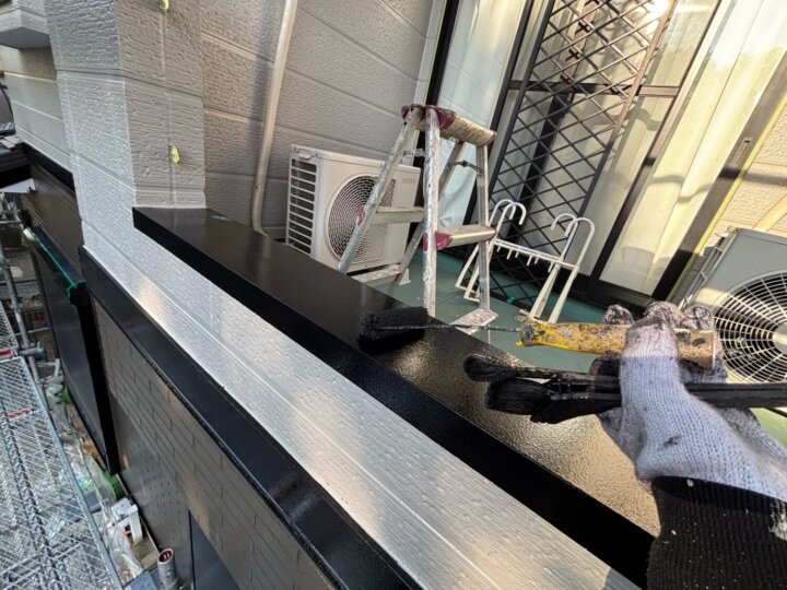 【上塗り】笠木