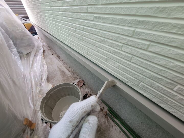 【上塗り】水切り