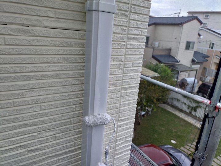 【上塗り】雨樋