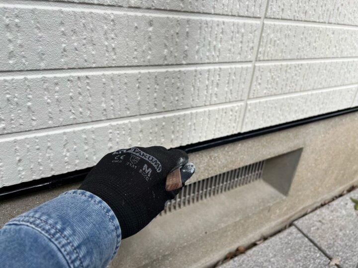 【上塗り】水切り