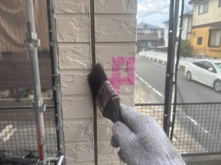 【撤去後清掃】板間目地コーキング